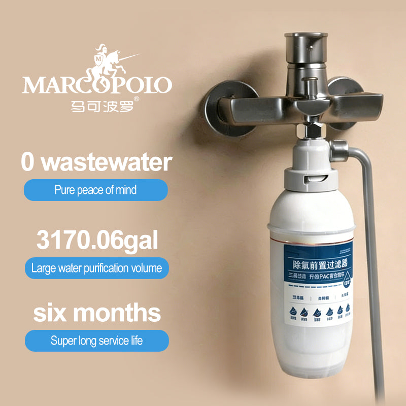 Short Pre-Filter – High Flow Whole House Water Purifier (12,000L Capacity, Dual Core, 6L/min)