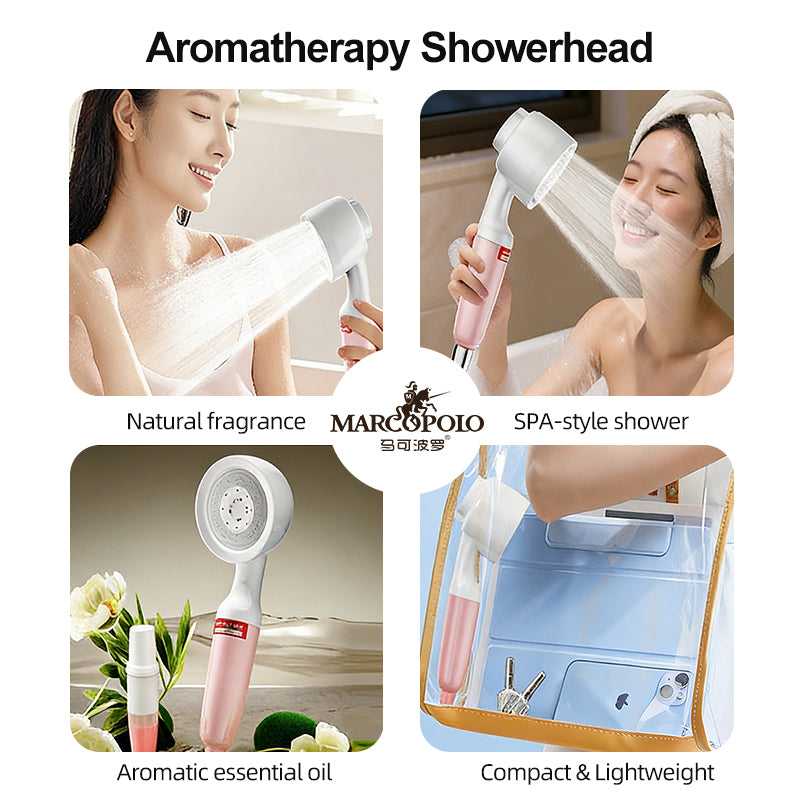 Multifunctional Skin Care Dechlorination Fragrance Shower Head – 680% Boost, 99% Filtration, Aroma SPA Experience