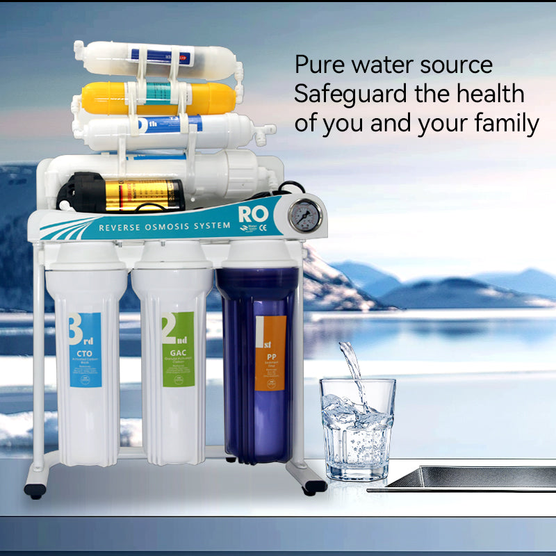 7-Stage 100GPD RO Water Purifier - Short Product Description