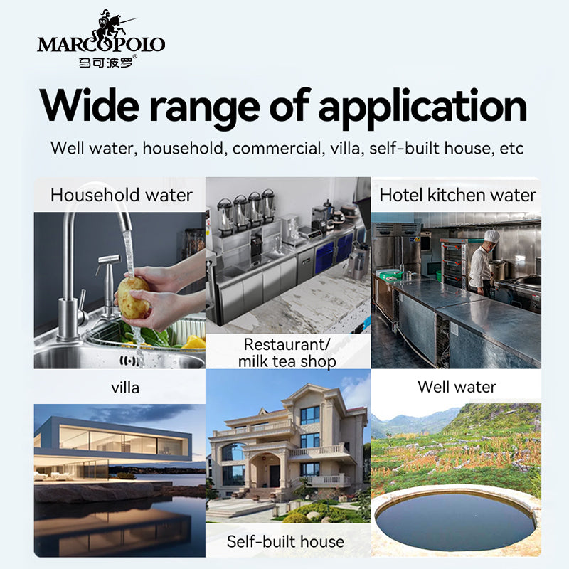 Marco Polo Manganese Sand Ultrafiltration Filter – High Flow Whole House Iron & Manganese Removal System