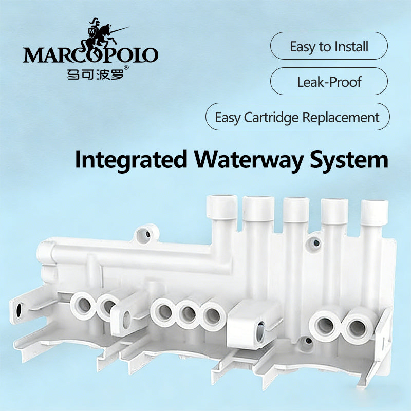 Dual Output RO Water Purifier, 600GPD, 1.5:1 Waste Ratio, 3-Stage Filtration, Under Sink Water Filter
