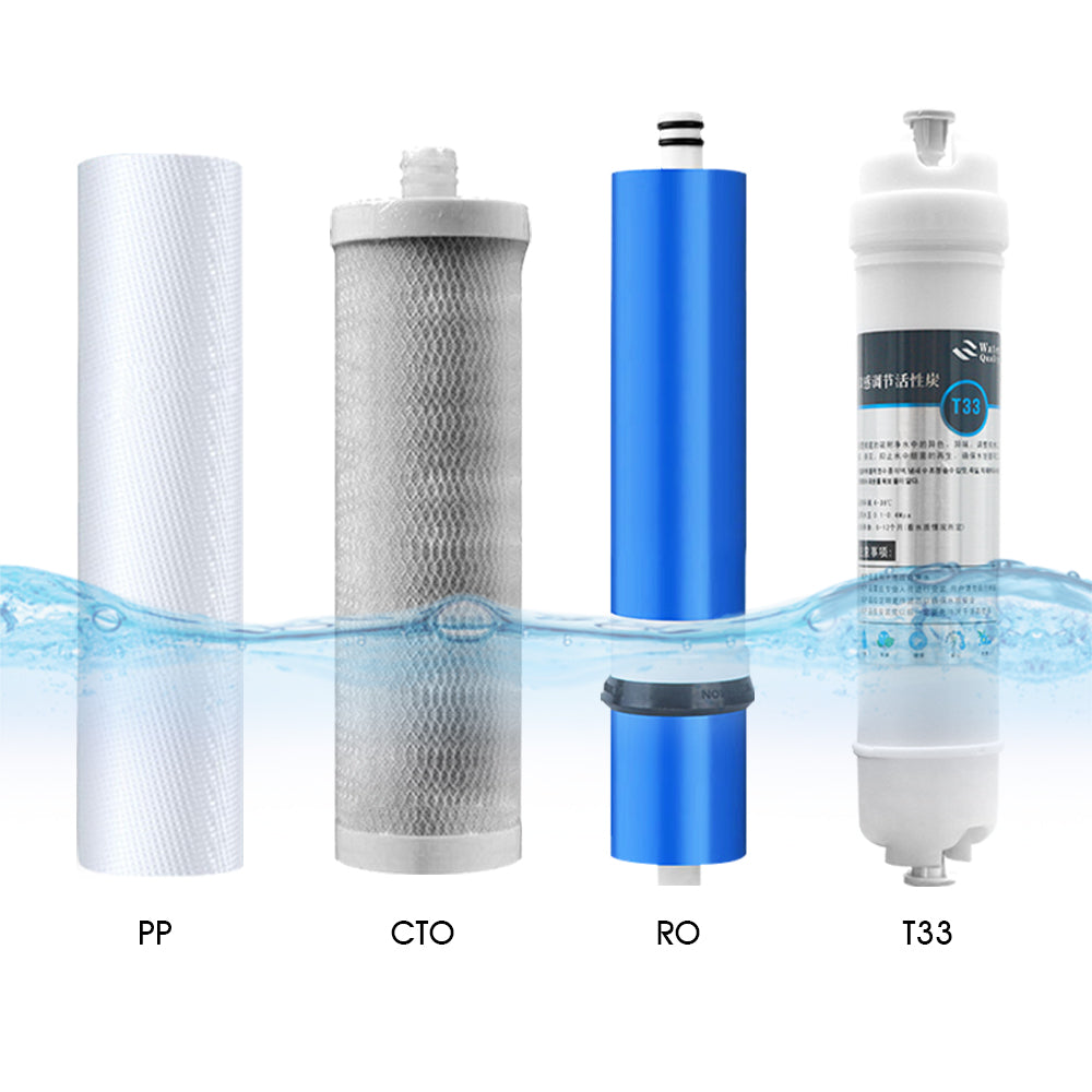 A10 600/800GPD Tankless RO Water Filter, 0.0001μm, TDS Monitor, 3-Year RO Membrane