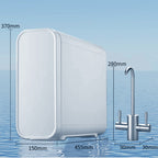 A8 800GPD Dual Output RO Water Filter System, 2.1L/min, 2:1 Waste Ratio, Under Sink Purifier
