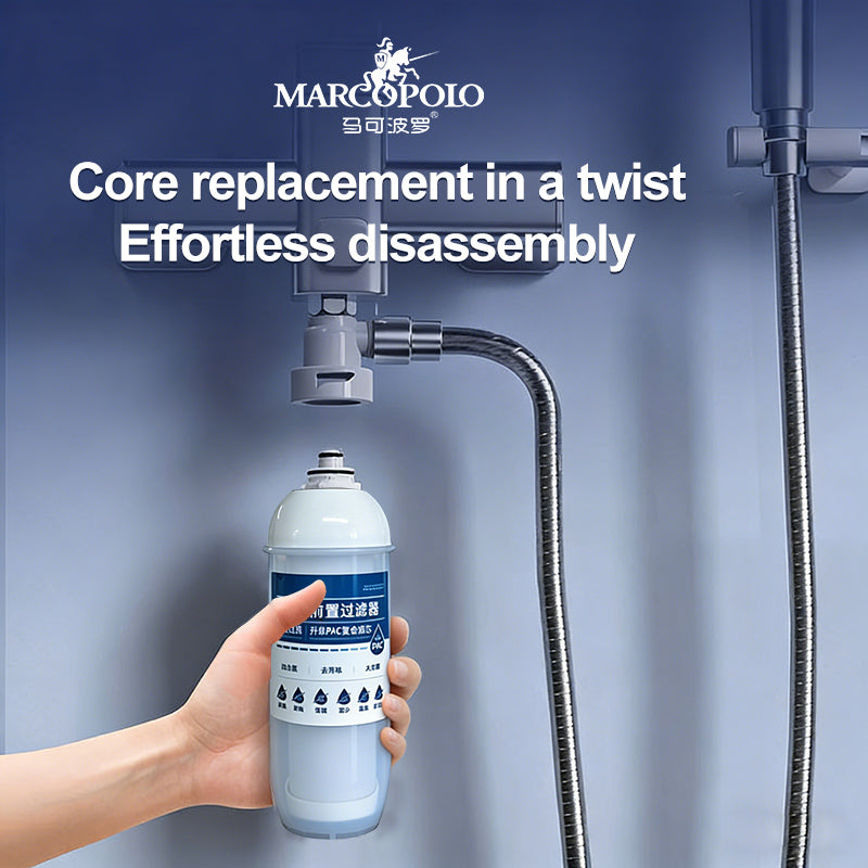 Long Pre-Filter – Whole House Terminal Water Purifier (1.59 GPM, 2113 Gal Capacity, Silver Ion Composite)